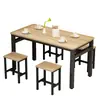 Mesas y sillas de comedor comerciales, mesas rectangulares para cafeterías, juegos de comedor para el hogar, mesas de restaurante, mesas para comida rápida, mesas de desayuno y juegos de mesa y silla para pequeños establecimientos