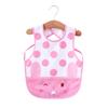 Babetes Smock para Bebês, Novo Avental Estilo Colete com Estampa de Desenho Animado para Comer