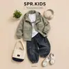 Jaqueta Versátil Casual para Meninos 2026 Outono Novo Estilo Parka Estilosa Infantil Moda para Meninos Jaqueta Corta-Vento