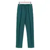 Calça com Cintura Elástica, Outono e Inverno Engrossada para Gestantes Tamanho Grande Calça Cirúrgica, Calça Ajustável Elástica para Doutor e Enfermeira