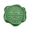 Adesivo de carimbo de cera de vedação verde pinho Série de Natal adesivo de selo para decoração de envelope convite garrafa de vinho presente