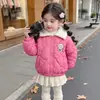 Chaqueta Acolchada de Terciopelo Talla Grande para Niñas 2026 Invierno Nueva Ropa de Algodón Ropa Gruesa de Algodón Elegante para Niños Otoño/Invierno Ropa de Algodón para Bebés