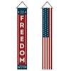 Nuevo pareado del Día de la Independencia de América suministros para decoración de fiestas colgante de porche a rayas fabricantes Amazon al por mayor