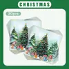 Guardanapos Impressos de Árvore de Natal Estilo Aquarela Caixa de Presente de Natal Guardanapos Temáticos para Festa Guardanapos Descartáveis Atacado