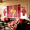 Decoración de boda para sala de estar, pegatinas de palabras felices, pared de fondo para sofá de casa nueva, arreglo de habitación de boda, dormitorio de la novia, bata de boda, sesión de fotos