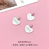 Accesorios de joyería de aleación DIY collar pendientes de corazón de melocotón colgante colgante de pulsera de corazón hueco material de accesorios hechos a mano