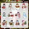 Transfronteiriço Novo Produto Natal Fofo Criativo Boneco de Neve Conjunto Decorações Casa Quente Festa Pingentes de Madeira Atacado