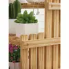 Suporte de Planta Suculenta para Peitoril de Janela, Prateleira de Janela de Chão para Sala de Estar, Suporte Pequeno de Flores de Madeira Maciça para Mesa, Prateleira de Armazenamento de Enfeites de Múltiplas Camadas