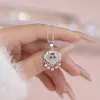 Collar de Plata de Ley S925 Qianjia con Cierre de Seguridad de Moneda de Cobre Nuevo Estilo Chino Literario y Artístico Exquisita Cadena para la Clavícula Venta al por Mayor