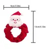 Sombrero de Atmósfera Navideña: Reno, Árbol de Navidad, Ligas para el Cabello de Peluche, Festivas y Lindas, Ligas de Terciopelo que No Dañan