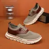 Zapatillas de Malla para Hombre Primavera y Verano Slip-On Casuales Zapatos Deportivos Zapatos de Tela Old Beijing Zapatos de Talla Grande para Hombre