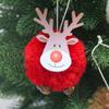 Colgante para árbol de Navidad 2024 nuevas decoraciones de cervatillo navideño decoración para árbol de Navidad adornos juguetes navideños