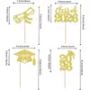 12 Peças Decoração de Bolo Tema Temporada de Formatura 2026 Decoração para Festa de Formatura Suprimentos Atacado