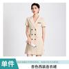 Ropa de verano profesional de manga corta vestido con cuello de traje pequeño ropa de verano para mujer 2025 nuevo lugar de trabajo profesional sensación senior para ir al trabajo