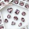 Arte de Uñas Fondo Puntiagudo Joyería Taladro Secado Rápido Rosa Corazón Torcido Mariposa Alienígena Cristal Vidrio Arte de Uñas Accesorios para Uñas Taladro