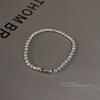 Ins estilo frío simple pulsera de diamantes completa diseño femenino nicho pulsera temperamento rojo neto Joker joyería de mano al por mayor