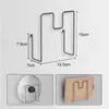 Prateleira de Armazenamento com Painel Perfurado para Cozinha sem Furos Porta-Temperos Suporte para Facas Gancho Painel de Armazenamento de Parede Acessórios de Metal