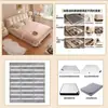 Cama Puff Minimalista Moderna, Cama de Piel Suave Estilo Crema, Cama Doble para Dormitorio Principal, Cama de Bodas de Lujo Ligero de Alto Gama con Almacenamiento