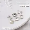 Acessórios de Nail Art Atacado Diamante Fundo Pontiagudo Transparente Super Brilho Coração Grande Torto Machado Gota d'Água Quadrado Gordo Borboleta Diamante Branco Acessórios para Unhas