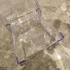 Fábrica de Foshan al por mayor silla acrílica transparente para hotel y boda taburete de cristal transparente silla de respaldo alto para salón de banquetes de hotel