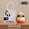 Latas de Chá Criativas de Panda Caixa de Presente Pote Hermético para Armazenamento Chá Aromatizado Chá Preto Pote de Cerâmica para Enfeites de Clientes Presentes para Casa