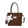 Bolso Tote Tejido de PU de Moda para Mujer 2026 Nuevo Estilo Bolso de Mano Fresco y Sencillo Bolso Versátil para el Trabajo