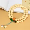 Bambu Dourado DIY Pulseira de Folha de Bambu Especificações 0.8 Masculina e Feminina Estilo Étnico Rosário Decoração de Joias Fabricante Atacado