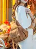 Bolso Retro Multiusos para Mujer Transfronterizo, Gran Capacidad, Mochila Nueva de Piel Suave, Bolso de Hombro, Bolso de Pecho, Mochila para Mujer Ligera y de Moda