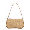 Bolso de Axila Tejido Nuevo 2024 de Corea del Sur Bolso Baguette de Paja para Mujer Bolso de Hombro Retro Versátil Bolso de Mano Transfronterizo Bolso de Mujer