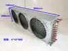 Condensador Saída Dupla de Ar Ventilador Duplo 1,5 CV Radiador Evaporador Frio Freezer Geladeira Armário de Bolo Cobre