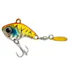 Cebo Artificial Little Cyclone Vib Señuelo Duro Spinnerbait para Pesca en Agua Dulce y Marina, Lanzamiento a Larga Distancia para Lubina y Trucha Marina