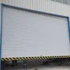 Porta à Prova de Vento Porta de Rolo Resistente ao Vento Porta de Rolo à Prova de Vento Porta de Rolo Elétrica com Controle Remoto Porta de Rolo para Oficina de Liga de Alumínio