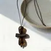 Nuevo Collar con Colgante de Estilo Étnico Chino para Mujer 2025 Nuevo Diseño de Nicho Cadena Larga para Suéter de Gama Alta
