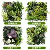 Parede de Plantas Simuladas Parede de Plantas Verdes Decoração Floral Fundo Gramado de Plástico Decoração de Gramado Verdejamento de Engenharia Parede de Flores Artificiais Decoração