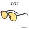 Moda Europea y Americana Personalizadas Doble Puente Gafas de Sol Clavo de Arroz Estilo Ins para Mujer Gafas de Sol de Celebridad de Internet Protección UV