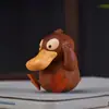 Adornos de Animales Tallados de Nogal Negro Pokemon Pato Keda Pokemon Oficina Juguetes Creativos Adornos