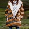 Nuevo abrigo de trench para mujer 2023 invierno engrosado imitación cordero estilo europeo y americano árbol de Navidad venta caliente transfronteriza con capucha al por mayor