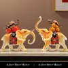 Nuevos Adornos de Elefante Calabaza Caqui Estilo Chino para Sala de Estar Entrada Mueble de TV Decoración del Hogar Regalo de Inauguración de Casa Casa Nueva
