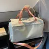 Nova bolsa de ginástica, bolsa de armazenamento de bagagem esportiva para yoga à prova d'água com compartimento separado para sapatos, bolsa transversal de grande capacidade para viagens curtas