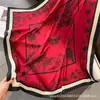 9090 Novo Algodão e Linho Quadrado Moda Feminina Lenço Versátil Protetor Solar Estampado Lenço Xale Europeu e Americano Atacado Transfronteiriço