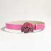 Fábrica Europa e Estados Unidos cinto transfronteiriço moda caveira retrô Coringa rebite punk rock estilo étnico sexy cinto de PU