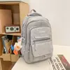 Mochila Escolar Estilo Japonés, Estilo Universitario, Estampado Temático del Bosque, Lindo Diseño de Oso, Alto Valor Estético, Mochila con Múltiples Compartimentos para Estudiantes de Secundaria y Preparatoria
