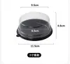 Caja para Pastel de 3/4/6/8/9/10/11/14 pulgadas Caja Transparente para Pastel de Cumpleaños Caja para Llevar Mousse Chiffon