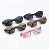 Gafas de Sol Futuristas Sin Marco de Nuevo Estilo Europeo y Americano para Hombres y Mujeres, Gafas Anti-UV, Gafas Populares para Transmisión en Vivo