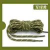 Cordones para Botas de Senderismo al por Mayor de Fábrica, Redondos Engrosados para Botas Martin, Zapatos de Exterior, Botas, Cordones de Zapatos de Senderismo Coloridos Negros y Blancos