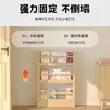 Estantería detrás de la puerta Estante de almacenamiento infantil Madera maciza De pie Estante de almacenamiento integrado Montado en la pared Estante para libros ilustrados Configuración de área de lectura en casa
