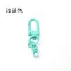 Chaveiro de corrente com fivela de porta liga de zinco metal acessórios DIY peças de chave de carro conector de interface fivela de porta atacado