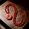 Colgante del zodiaco de ágata roja, colgante de hebilla de paz tres en uno, llavero para hombres y mujeres, cerdo, conejo, oveja, tigre, caballo, perro, serpiente