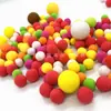 Venta al por mayor Blanco 10MM de diámetro tamaño pequeño bola redonda EVA rectificado arcoíris bádminton eva rectificado bola de perforación