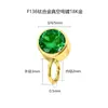 Joias para Piercing em Liga de Titânio F136 com Zircônia e Diamantes Coloridos, Acessórios Personalizados da Moda Super Brilhantes para Hélice da Orelha com Argola, Atacado